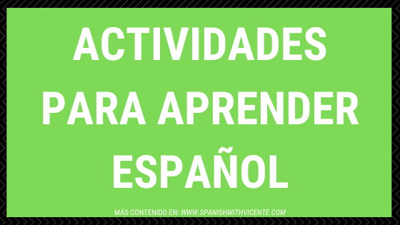 Actividades Para aprender español