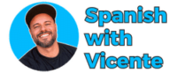 Spanish with Vicente logo